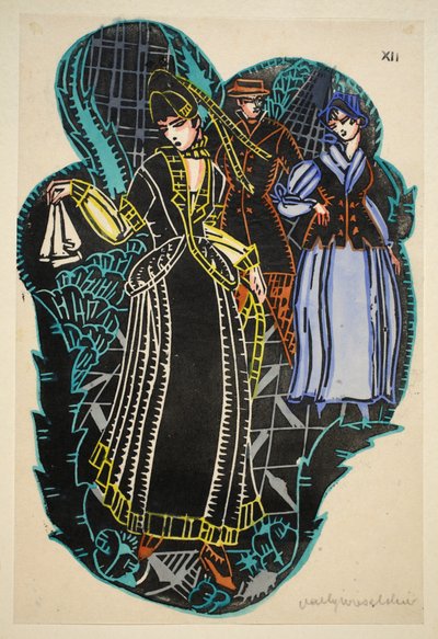 Seaside Fashion, Plate 12, Book 12, illustration from 